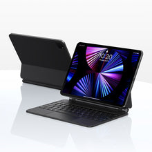 Заредете изображение във визуализатора на галерията – Magnetic case with keyboard for iPad Pro 12.9'' Baseus Brilliance - white

