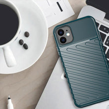 Заредете изображение във визуализатора на галерията – Thunder Case Flexible Tough Rugged Cover TPU Case for iPhone 11 black

