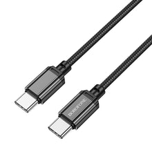 Заредете изображение във визуализатора на галерията – Borofone Cable BX87 Sharp - Type C to Type C - PD 60W 1 metre black
