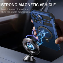 Заредете изображение във визуализатора на галерията – Tel Protect Armor Magsafe Metal Ring Case for Iphone 12 Pro Max blue
