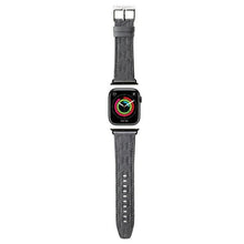 Заредете изображение във визуализатора на галерията – Original Strap KARL LAGERLELD strap Saffiano Monogram KLAWLSAKLHPG for Apple Watch 42/44/45/49mm silver
