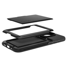 Заредете изображение във визуализатора на галерията – Spigen SLIM ARMOR CS IPHONE 15 PRO MAX BLACK
