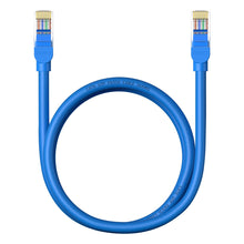 Заредете изображение във визуализатора на галерията – Baseus High Speed ​​Cat 6 RJ-45 1000Mb/s Ethernet cable 1m round - blue
