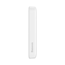 Заредете изображение във визуализатора на галерията – Baseus Magnetic Mini Power Bank with MagSafe 15W / PD Quick Charge QC 20W 10000mAh White (Overseas Edition) + Xiaobai Series USB-C Cable - USB-C 60W 3A 0.5m White
