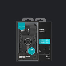 Заредете изображение във визуализатора на галерията – Nillkin CamShield Armor Pro Magnetic Case iPhone 14 Pro Max Magnetic MagSafe Cover with Camera Cover Dark Green
