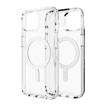 Заредете изображение във визуализатора на галерията – Gear4 Crystal Palace Snap - protective case for iPhone 13 Pro compatible with MagSafe (clear)
