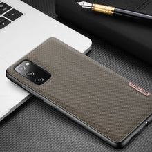 Заредете изображение във визуализатора на галерията – Dux Ducis Fino case covered with nylon material for Samsung Galaxy S20 FE 5G gray
