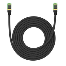 Заредете изображение във визуализатора на галерията – Baseus fast network cable RJ-45 cat.8 40Gbps 5m braided - black
