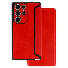 Заредете изображение във визуализатора на галерията – Razor Leather Book Case for Samsung Galaxy A13 4G red
