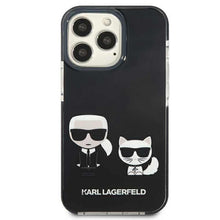 Заредете изображение във визуализатора на галерията – Оригинален гръб karl lagerfeld за iphone 13 pro (k&amp;c bodies / black) - TopMag
