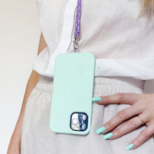 Заредете изображение във визуализатора на галерията – Stylish cord lanyard with inlay for the phone keys, pattern 9
