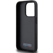Заредете изображение във визуализатора на галерията – BMW Perforated Tricolor Line case for iPhone 15 Pro Max - black
