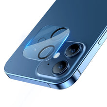Заредете изображение във визуализатора на галерията – Baseus 2x tempered glass 0.3 mm for the entire camera iPhone 12 lens (SGAPIPH61N-AJT02)
