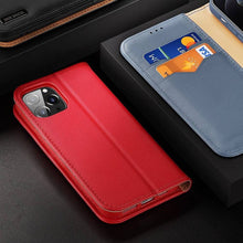 Заредете изображение във визуализатора на галерията – DUX DUCIS Hivo - Leather Wallet Case for Apple iPhone 13 Pro Max czerwone
