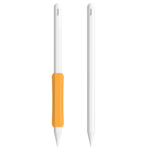 Заредете изображение във визуализатора на галерията – Stoyobe Silicone Holder silicone holder for Apple Pencil 1 / Apple Pencil 2 / Huawei M-Pencil orange
