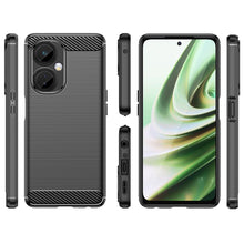 Заредете изображение във визуализатора на галерията – Carbon Case case for OnePlus Nord CE 3 flexible silicone carbon cover black
