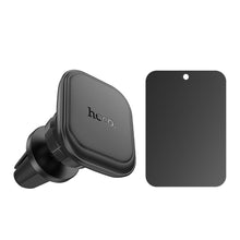 Заредете изображение във визуализатора на галерията – HOCO car holder for phone to air vent magnetic H29 black
