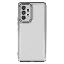 Заредете изображение във визуализатора на галерията – Crystal Diamond 2mm Case for Samsung Galaxy A14 5G Transparent black
