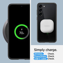Заредете изображение във визуализатора на галерията – SPIGEN Ultra Hybrid case for SAMSUNG S23 PLUS matte black
