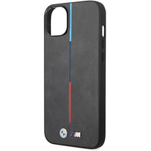 Заредете изображение във визуализатора на галерията – Case BMW BMHCP14M22PVTA iPhone 14 Plus 6.7" Grey/Grey Quilted Tricolor
