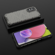 Заредете изображение във визуализатора на галерията – Honeycomb case for Samsung Galaxy A14 armored hybrid cover black
