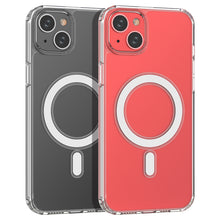 Заредете изображение във визуализатора на галерията – MagSafe iPhone 15 Clear Magnetic Case - transparent
