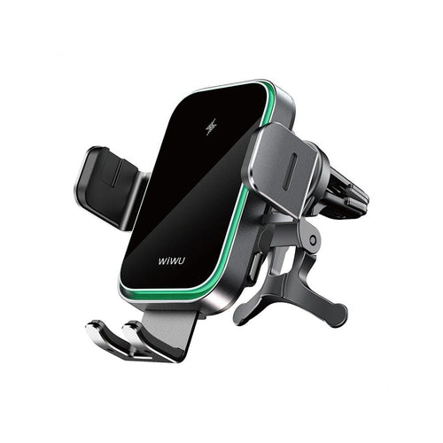 WiWU - Universal Air Vent Car Phone Mount-Holder CH313 with Wireless Charging 15W