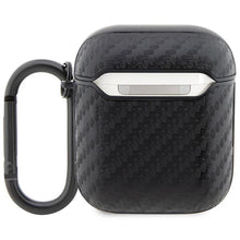 Заредете изображение във визуализатора на галерията – BMW BMA2WMPUCA2 AirPods 1/2 cover black/black Carbon Double Metal Logo
