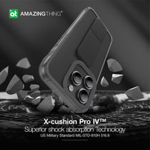 Заредете изображение във визуализатора на галерията – Amazing Thing Titan Pro Holder Case IP156.7PTHBK for Iphone 15 Pro Max black with stand
