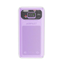 Заредете изображение във визуализатора на галерията – Acefast powerbank 10000mAh Sparkling Series fast charging 30W purple (M1)
