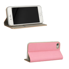 Заредете изображение във визуализатора на галерията – Vennus Book Case with frame for Samsung Galaxy J6 2018 pink
