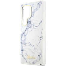 Заредете изображение във визуализатора на галерията – Guess GUHCS23LPCUMAH S23 Ultra S918 white/white hardcase Marble
