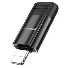 Заредете изображение във визуализатора на галерията – Borofone Adapter BV18 - Lightning to Type C - black
