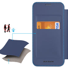 Заредете изображение във визуализатора на галерията – Dux Ducis Skin X Pro case with magnetic ring / stand for Samsung S24 - blue
