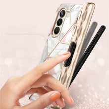 Заредете изображение във визуализатора на галерията – Supcase COSMO PEN GALAXY Z Fold 5 MARBLE PINK
