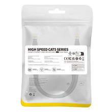Заредете изображение във визуализатора на галерията – Baseus High Speed ​​Cat 5 RJ-45 Ethernet cable 1000Mb/s 1m round - black
