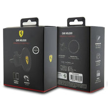 Заредете изображение във визуализатора на галерията – Original holder magnetic FERRARI for ventilation grille 2023 Collection MagSafe FECHMMAK black
