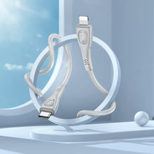 Заредете изображение във визуализатора на галерията – Borofone Cable BX98 Superior - Type C to Lightning - PD 27W 1 metre grey
