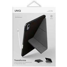 Заредете изображение във визуализатора на галерията – Uniq Case Transforma iPad 10 Gen. (2022) Antimicrobial black/ebony black
