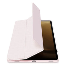 Заредете изображение във визуализатора на галерията – Dux Ducis Toby case with flip stand for Samsung Galaxy Tab S9 FE - pink
