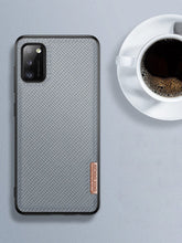 Заредете изображение във визуализатора на галерията – Dux Ducis Fino case covered with nylon material for Samsung Galaxy A41 gray
