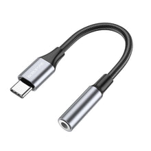 Заредете изображение във визуализатора на галерията – Borofone Adapter BV16 - Type C to jack 3,5mm - black
