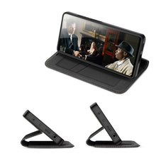 Заредете изображение във визуализатора на галерията – Dux Ducis Skin X2 case for Xiaomi Redmi Note 12 Pro+ flip cover wallet stand black
