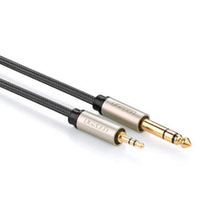 Заредете изображение във визуализатора на галерията – Ugreen cable audio cable TRS mini jack 3.5mm - jack 6.35mm 1m gray
