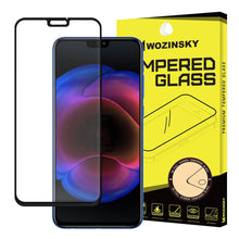 Заредете изображение във визуализатора на галерията – Wozinsky Tempered Glass Full Glue Super Tough Screen Protector Full Coveraged with Frame Case Friendly for Huawei Honor 8X black
