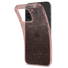 Заредете изображение във визуализатора на галерията – Spigen Liquid Crystal Glitter, rose quartz - iPhone 15 Pro
