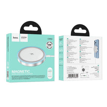 Заредете изображение във визуализатора на галерията – HOCO wireless charger compatybile with MagSafe 15W Quick CW53 silver
