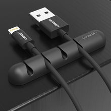 Заредете изображение във визуализатора на галерията – Ugreen self-adhesive cable organizer black (LP114)
