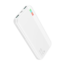 Заредете изображение във визуализатора на галерията – Joyroom powerbank 10000mAh Dazzling Series 12W white (JR-T016)
