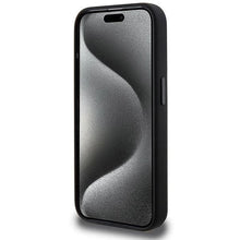 Заредете изображение във визуализатора на галерията – AMG Silicone Large Rhombuses Pattern MagSafe case for iPhone 15 Pro - black
